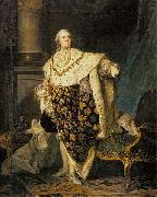 Joseph-Siffred  Duplessis Louis XVI in Coronation Robes Spain oil painting artist